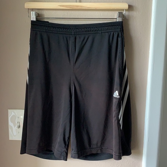 ADIDAS Black Athletic Shorts - Picture 2 of 7